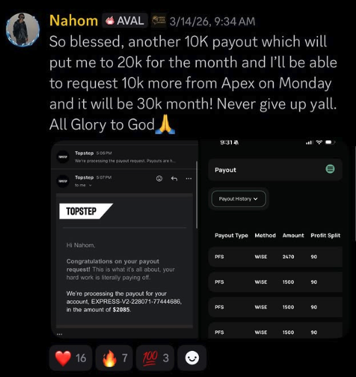 Student testimonial — $10,000 payout
